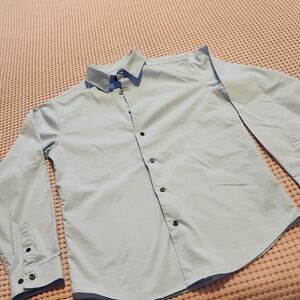 Light Blue Kid's Button-Down Shirt
